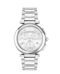 Ferragamo Ferragamo Womens  Stainless Steel 40mm Bracelet Fashion Watch