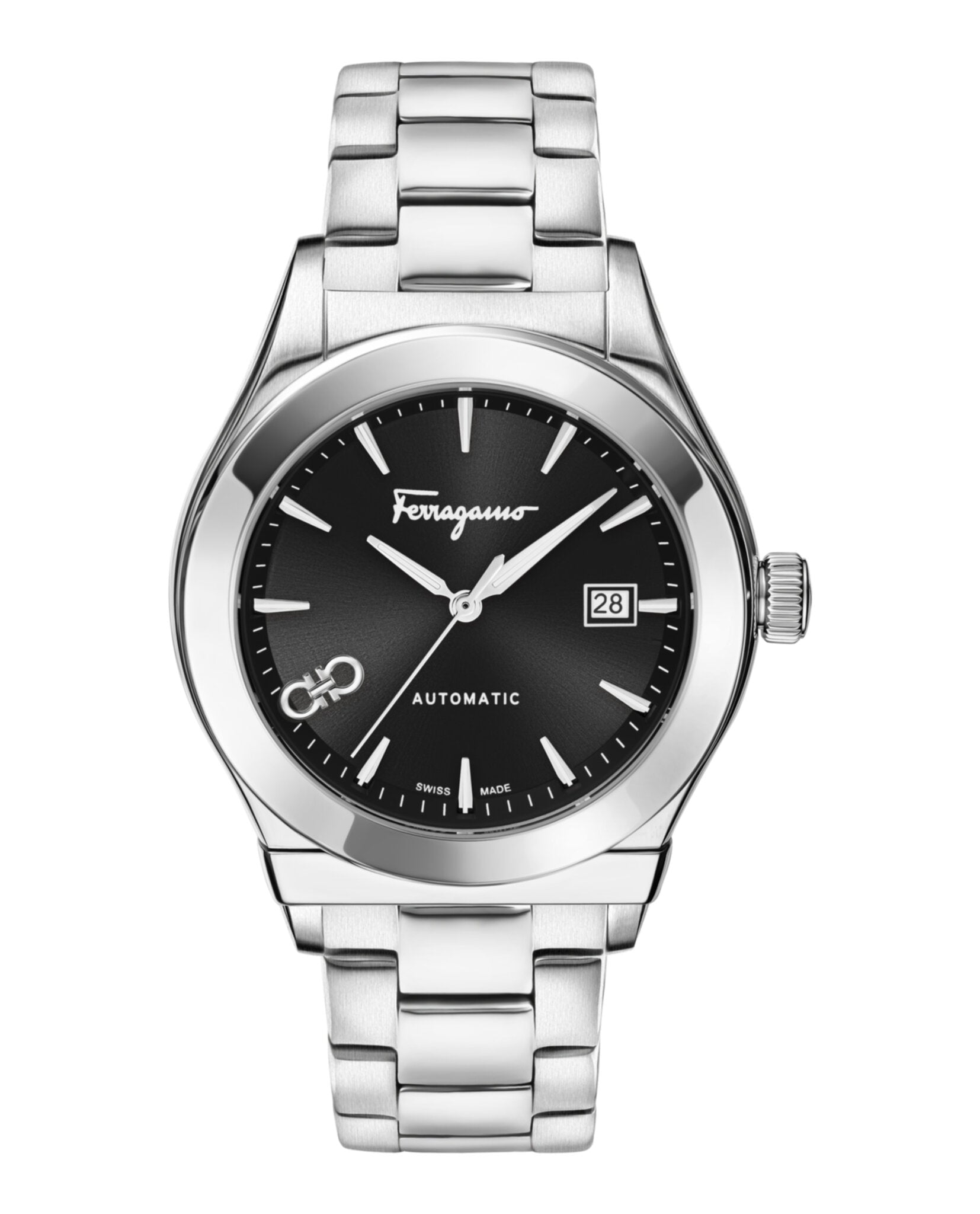 Ferragamo Mens 42mm Bracelet Fashion Watch
