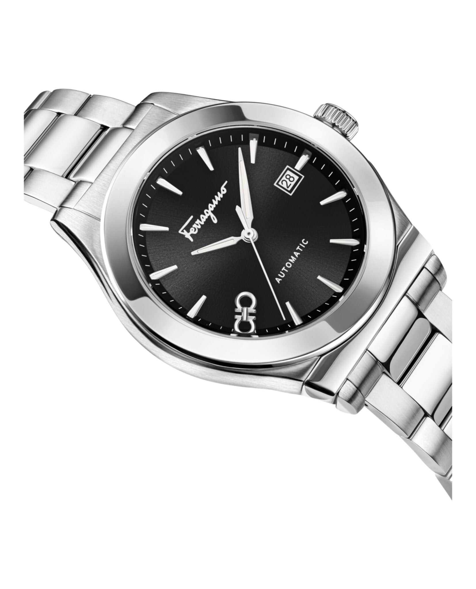 Ferragamo Mens 42mm Bracelet Fashion Watch