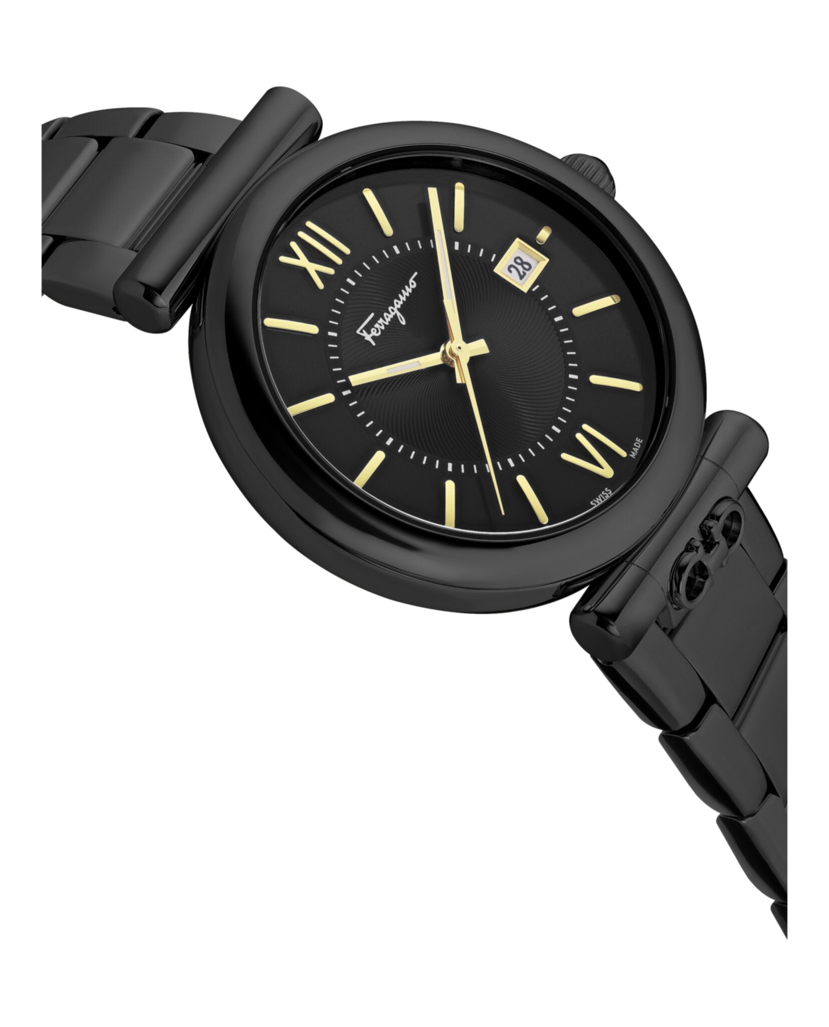 Ferragamo Womens Black 40mm Bracelet Fashion Watch