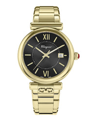 Ferragamo Ferragamo Womens  Gold 40mm Bracelet Fashion Watch