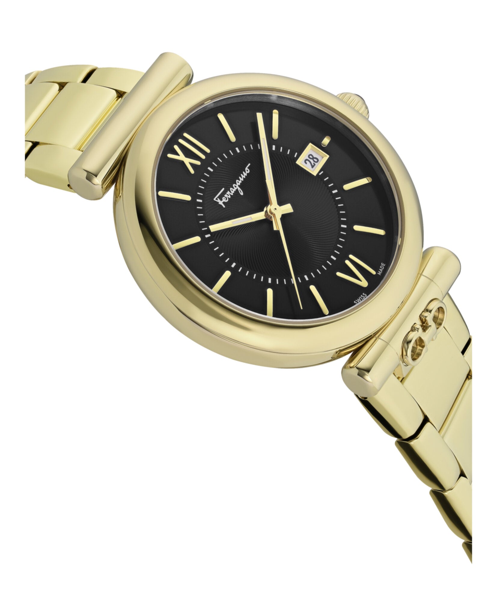 Ferragamo Ferragamo Womens  Gold 40mm Bracelet Fashion Watch