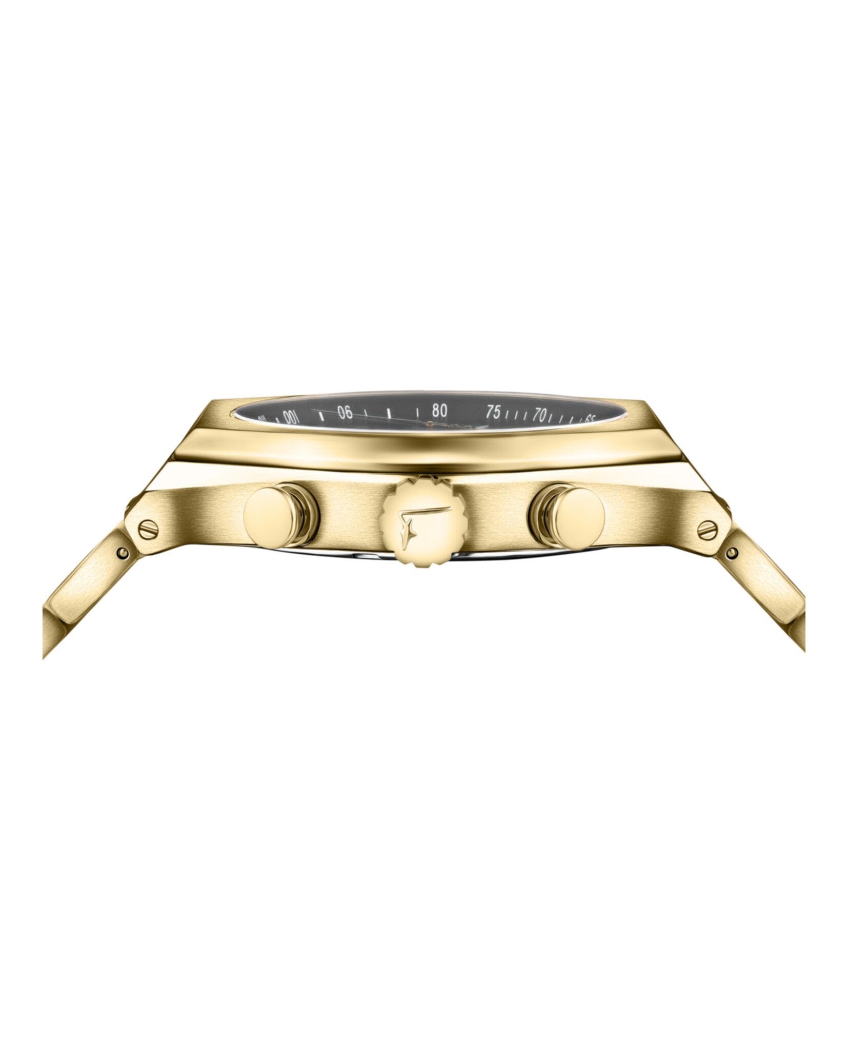 Ferragamo Mens Ferragamo Tonneu Chrono 42mm Strap Fashion Watch