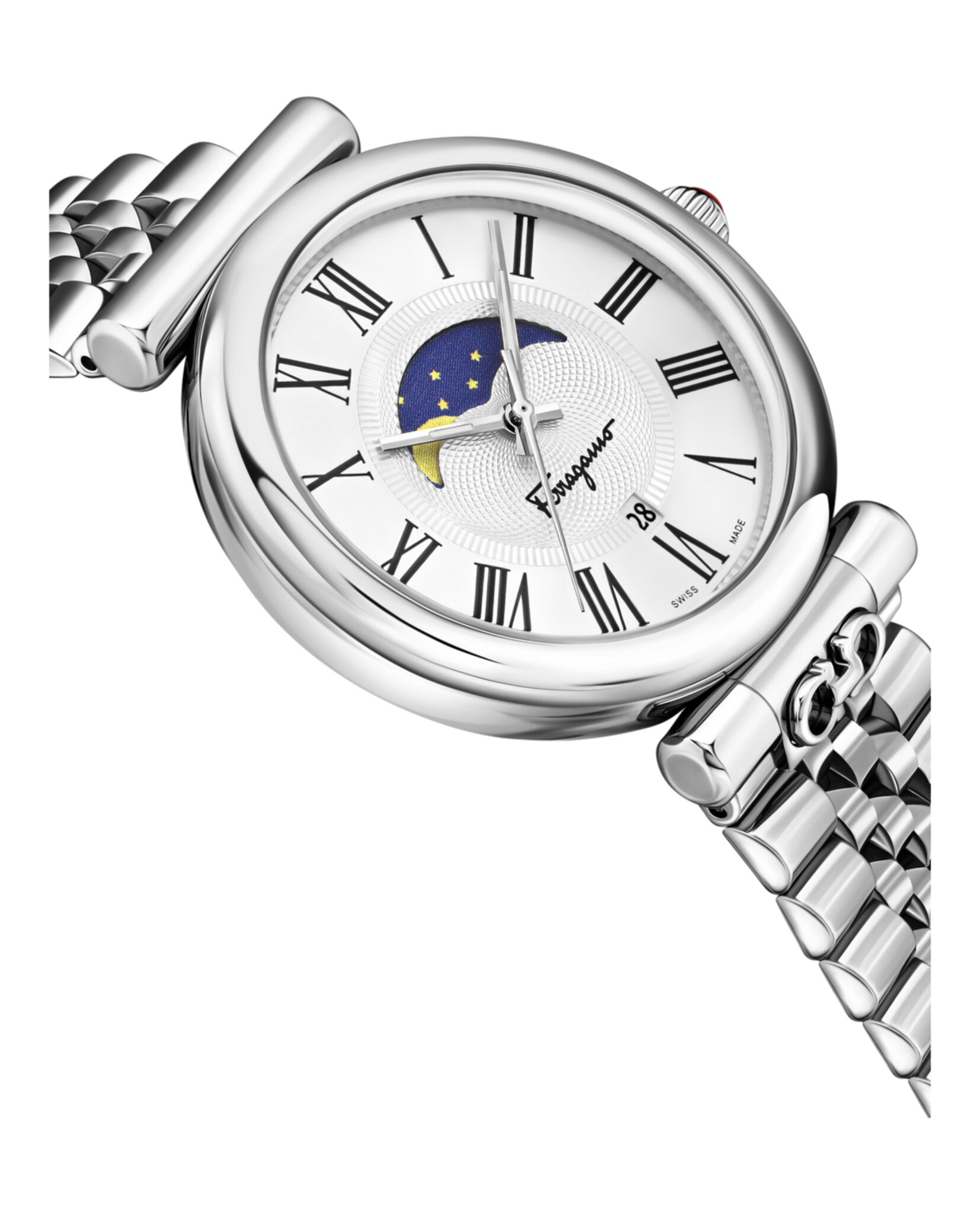 Ferragamo Womens Ferragamo Ora 40mm Strap Fashion Watch