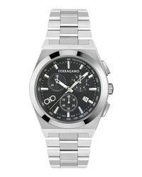 Ferragamo Mens Vega 42mm Strap Fashion Watch