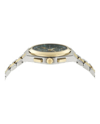 Ferragamo Ferragamo Mens  Two Tone 42mm Bracelet Fashion Watch