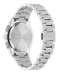 Ferragamo Mens Stainless Steel 42mm Bracelet Fashion Watch