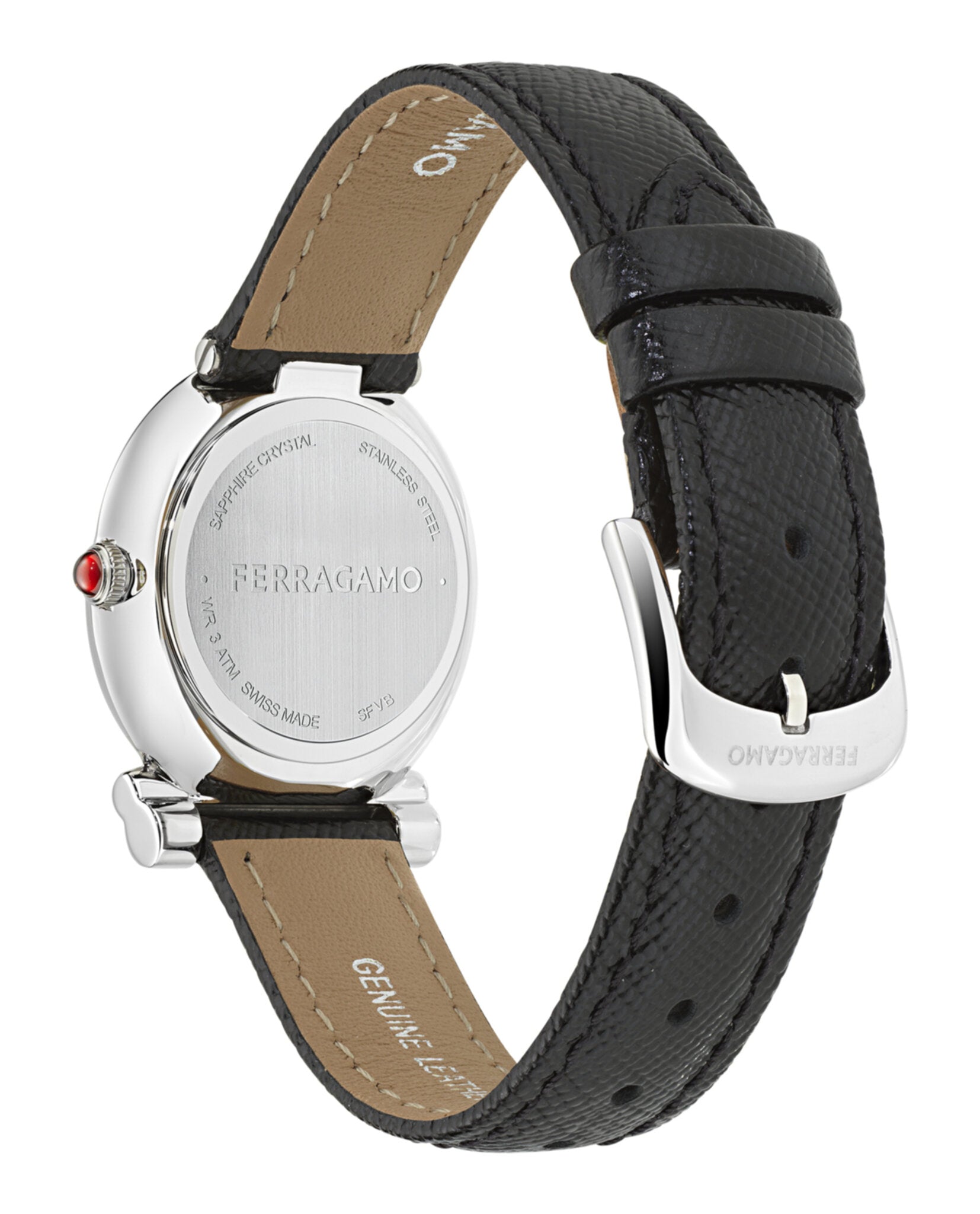 Ferragamo Ferragamo Womens  Stainless Steel 28mm Strap Fashion Watch