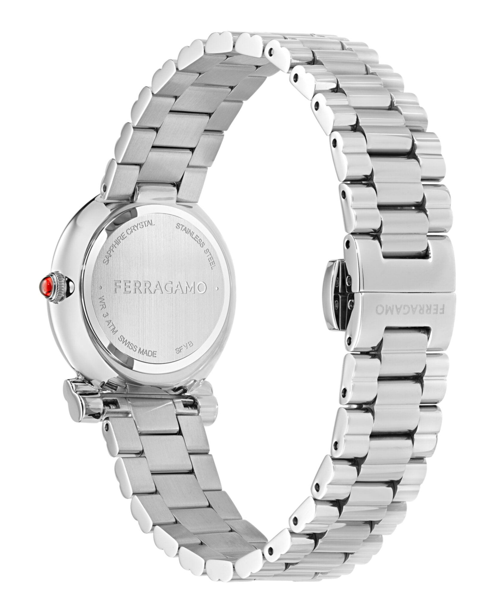 Ferragamo Womens Stainless Steel 28mm Bracelet Fashion Watch