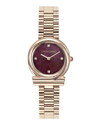 Ferragamo Ferragamo Womens  Rosegold 28mm Bracelet Fashion Watch
