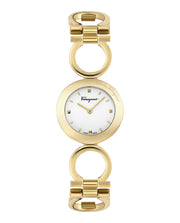 Ferragamo Womens Gancino Gold 28mm Bracelet Fashion Watch