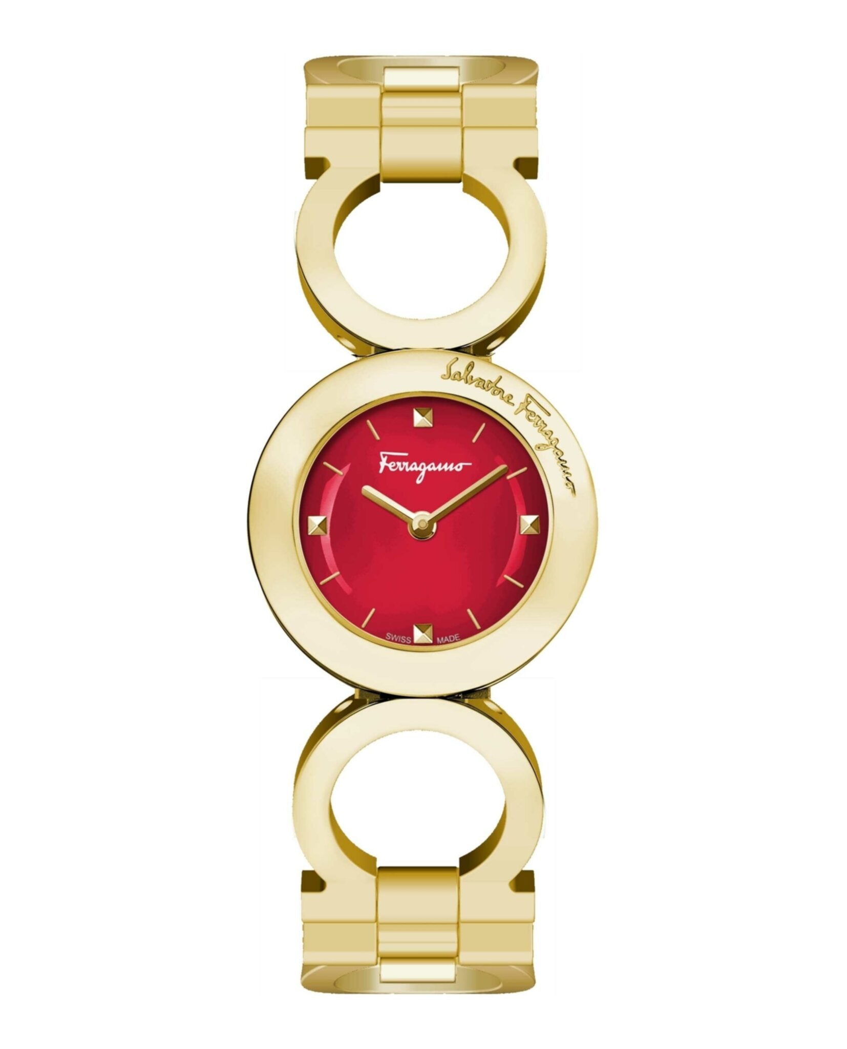 Ferragamo Ferragamo Womens  Gold 28mm Bracelet Fashion Watch