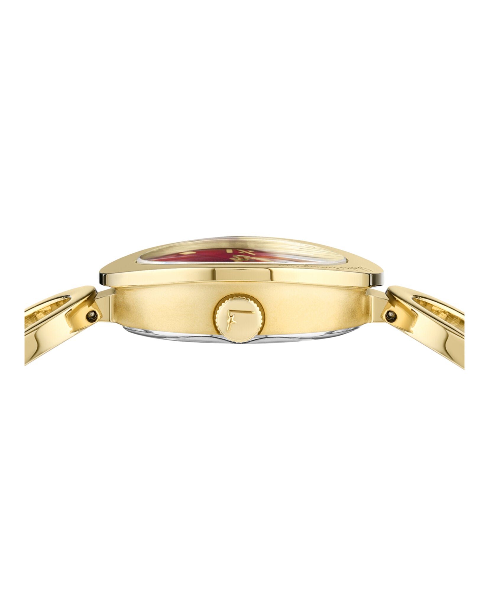 Ferragamo Womens Gold 28mm Bracelet Fashion Watch