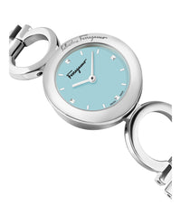 Ferragamo Womens Stainless Steel 28mm Bracelet Fashion Watch
