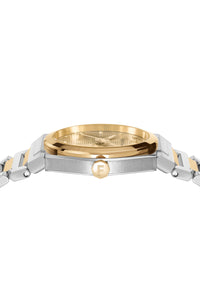 Ferragamo Mens Vega Two Tone 40mm Bracelet Fashion Watch