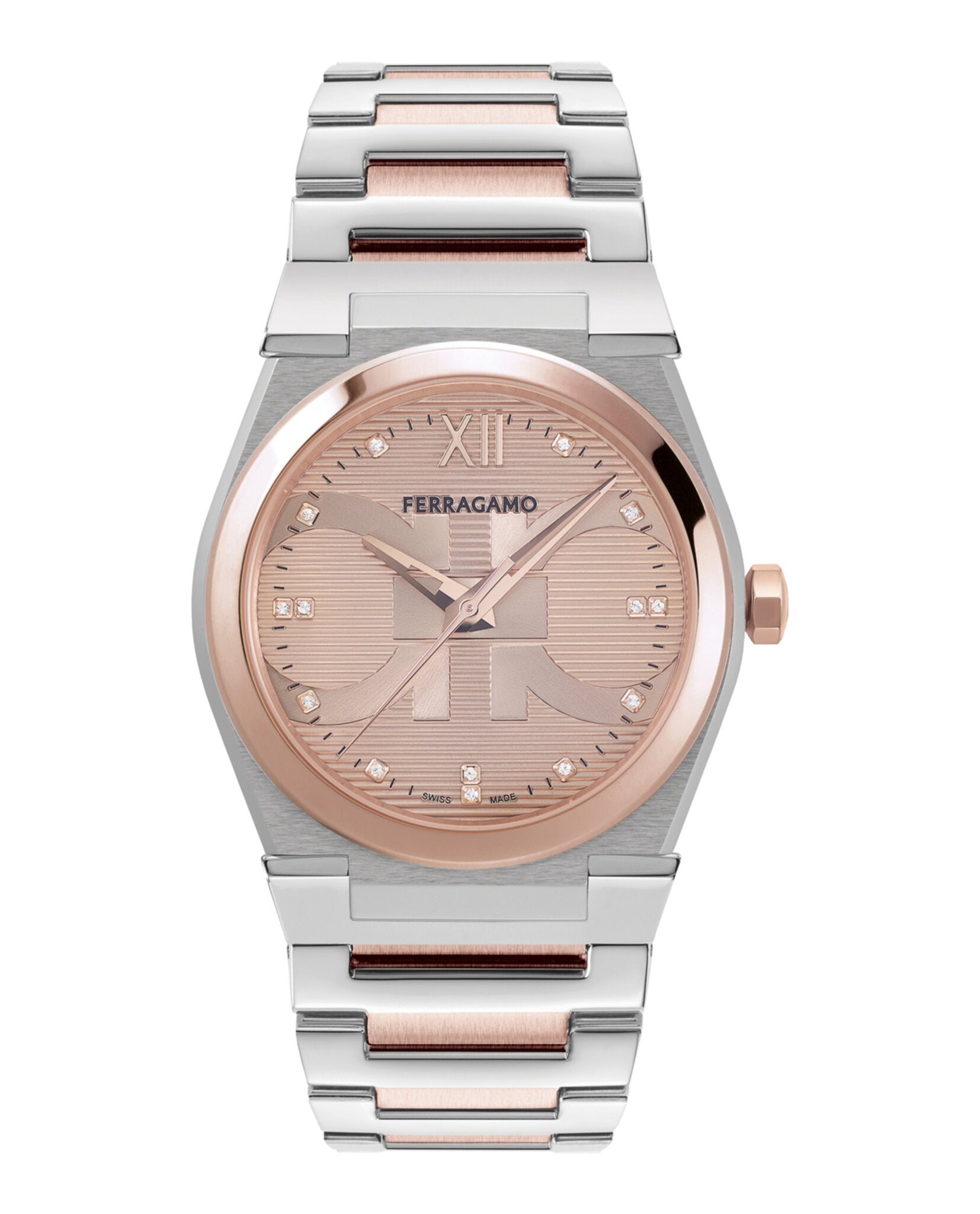 Ferragamo Mens Vega 42mm Strap Fashion Watch