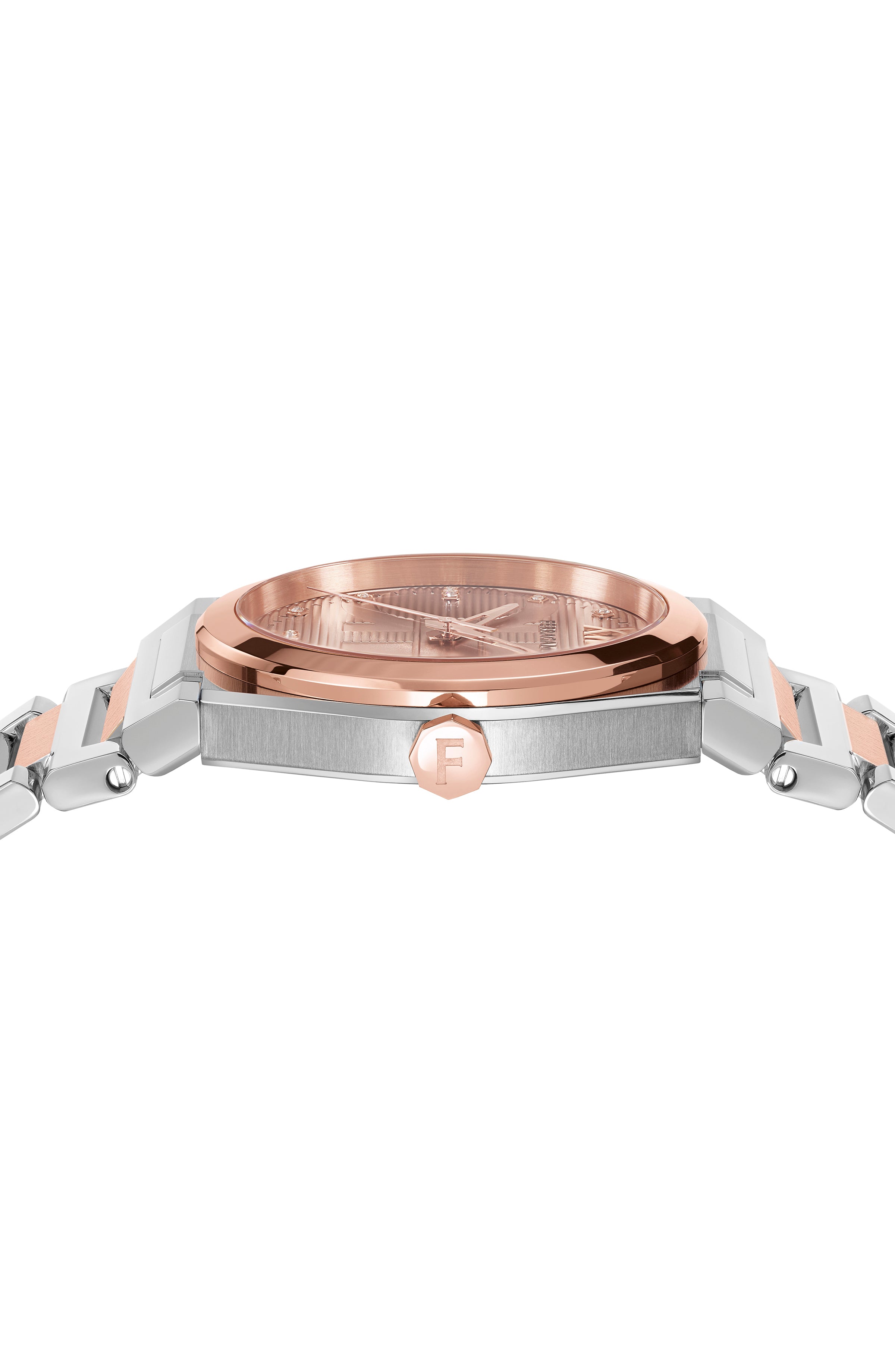 Ferragamo Mens Vega 42mm Strap Fashion Watch