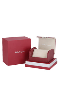 Ferragamo Womens Vega Two Tone 28mm Bracelet Fashion Watch