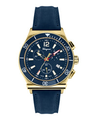 Ferragamo Mens Ferragamo 1898 Sport 44mm Strap Fashion Watch