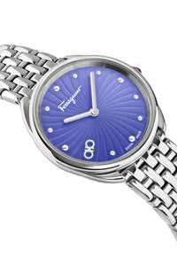 Ferragamo Womens Cuir Stainless Steel 34mm Bracelet Fashion Watch