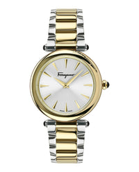 Ferragamo Ferragamo Womens  Gold 36mm Bracelet Fashion Watch