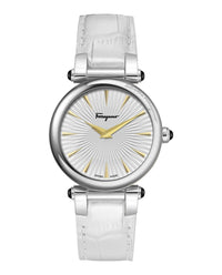 Salvatore Ferragamo Womens Idillio Stainless Steel 36mm Strap Fashion Watch1
