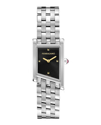 Ferragamo Ferragamo Womens  Stainless Steel 22mm Bracelet Fashion Watch