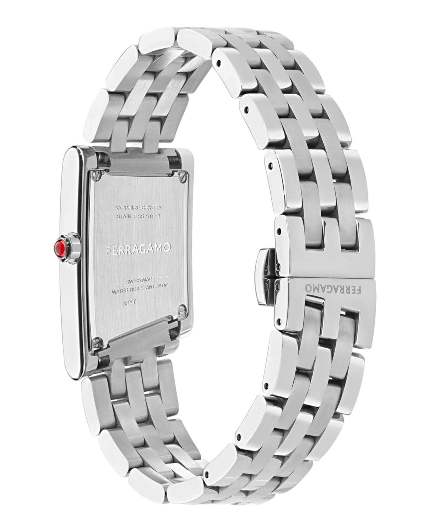 Ferragamo Ferragamo Womens  Stainless Steel 22mm Bracelet Fashion Watch