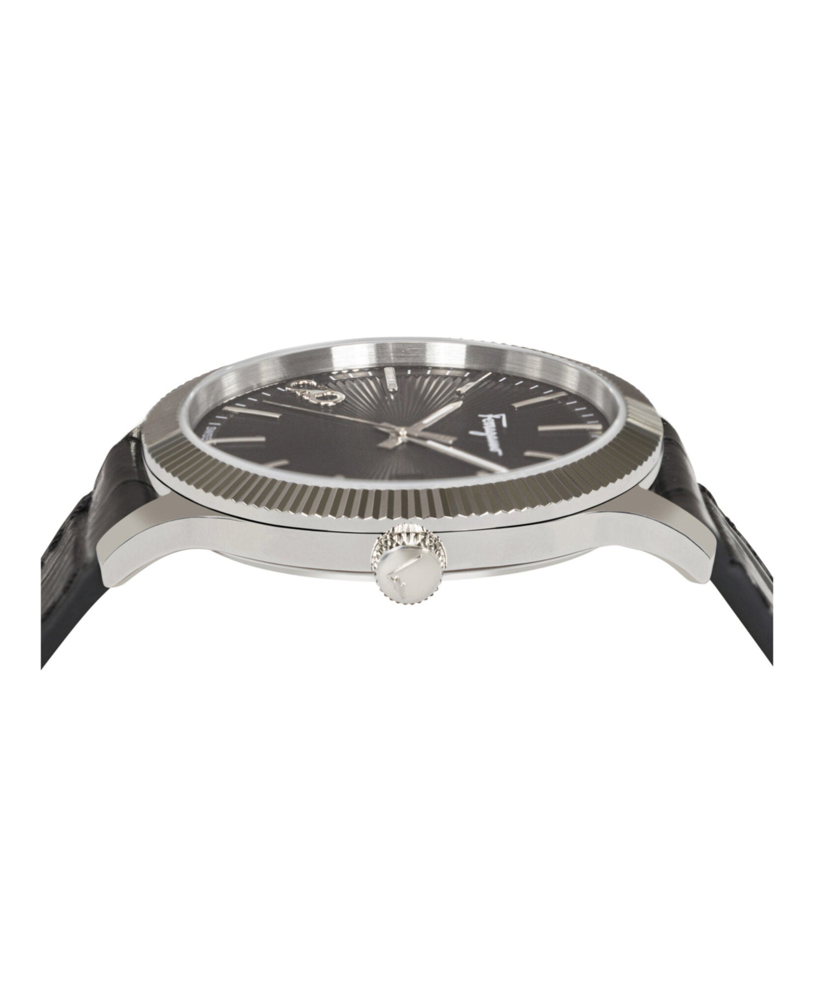 Ferragamo Ferragamo Mens  Stainless Steel 40mm Strap Fashion Watch