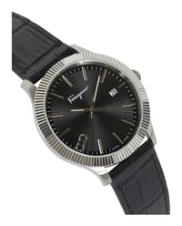 Ferragamo Ferragamo Mens  Stainless Steel 40mm Strap Fashion Watch
