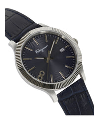 Ferragamo Ferragamo Mens  Stainless Steel 40mm Strap Fashion Watch