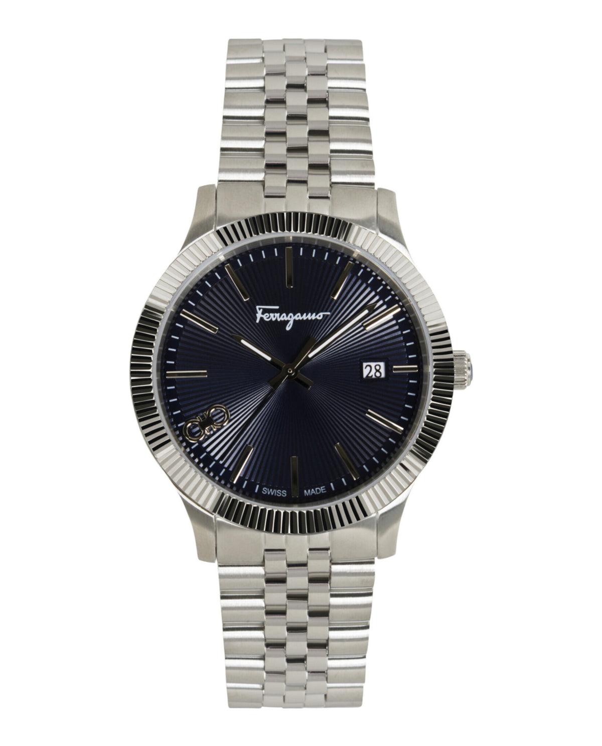 Ferragamo Ferragamo Mens  Stainless Steel 40mm Bracelet Fashion Watch