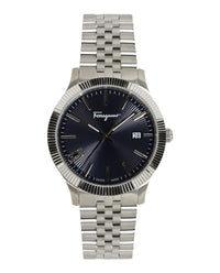 Ferragamo Ferragamo Mens  Stainless Steel 40mm Bracelet Fashion Watch
