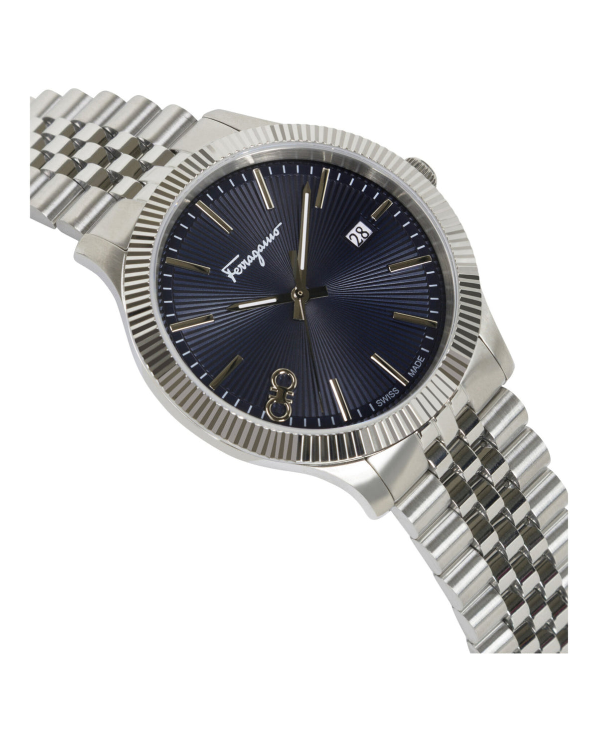 Ferragamo Ferragamo Mens  Stainless Steel 40mm Bracelet Fashion Watch