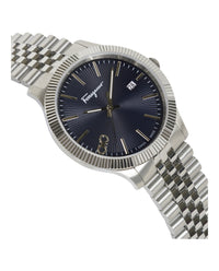 Ferragamo Ferragamo Mens  Stainless Steel 40mm Bracelet Fashion Watch
