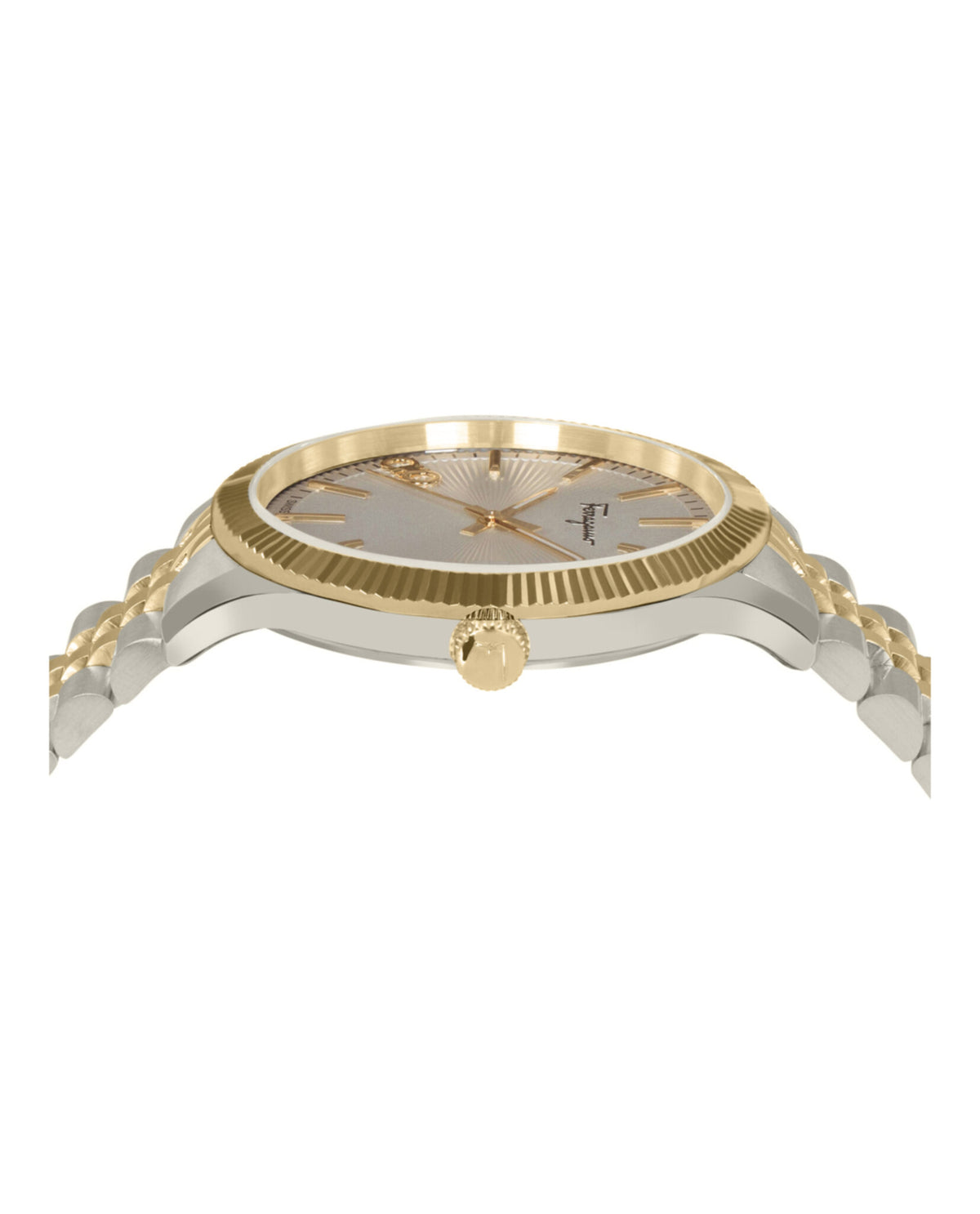 Ferragamo Ferragamo Mens  Two Tone 40mm Bracelet Fashion Watch