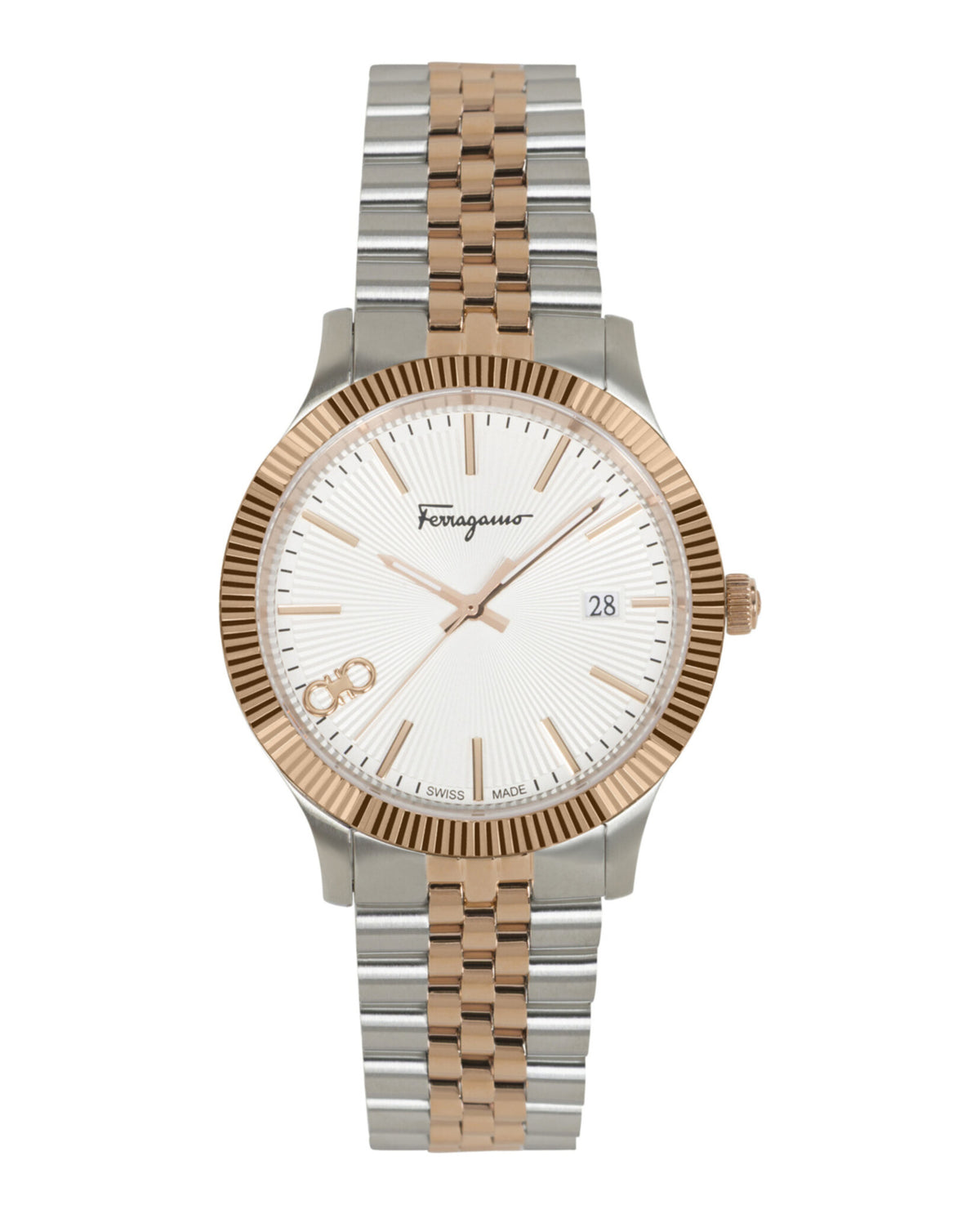 Ferragamo Ferragamo Mens  IP Yellow Gold 40mm Bracelet Fashion Watch