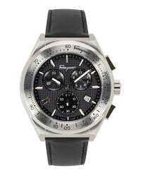 Ferragamo Ferragamo Mens  Stainless Steel 42mm Strap Fashion Watch