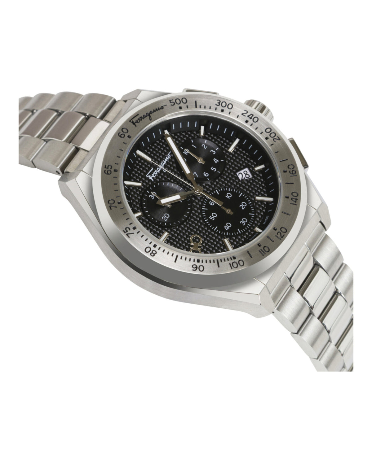 Ferragamo Ferragamo Mens  Stainless Steel 42mm Bracelet Fashion Watch