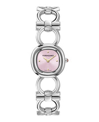 Ferragamo Womens Stainless Steel 25mm Bracelet Fashion Watch