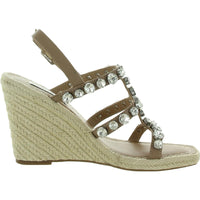 Upright Womens Rhinestone Slingback Espadrilles