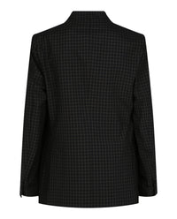 Brioni Mens Double-Breasted Check Pattern Blazer