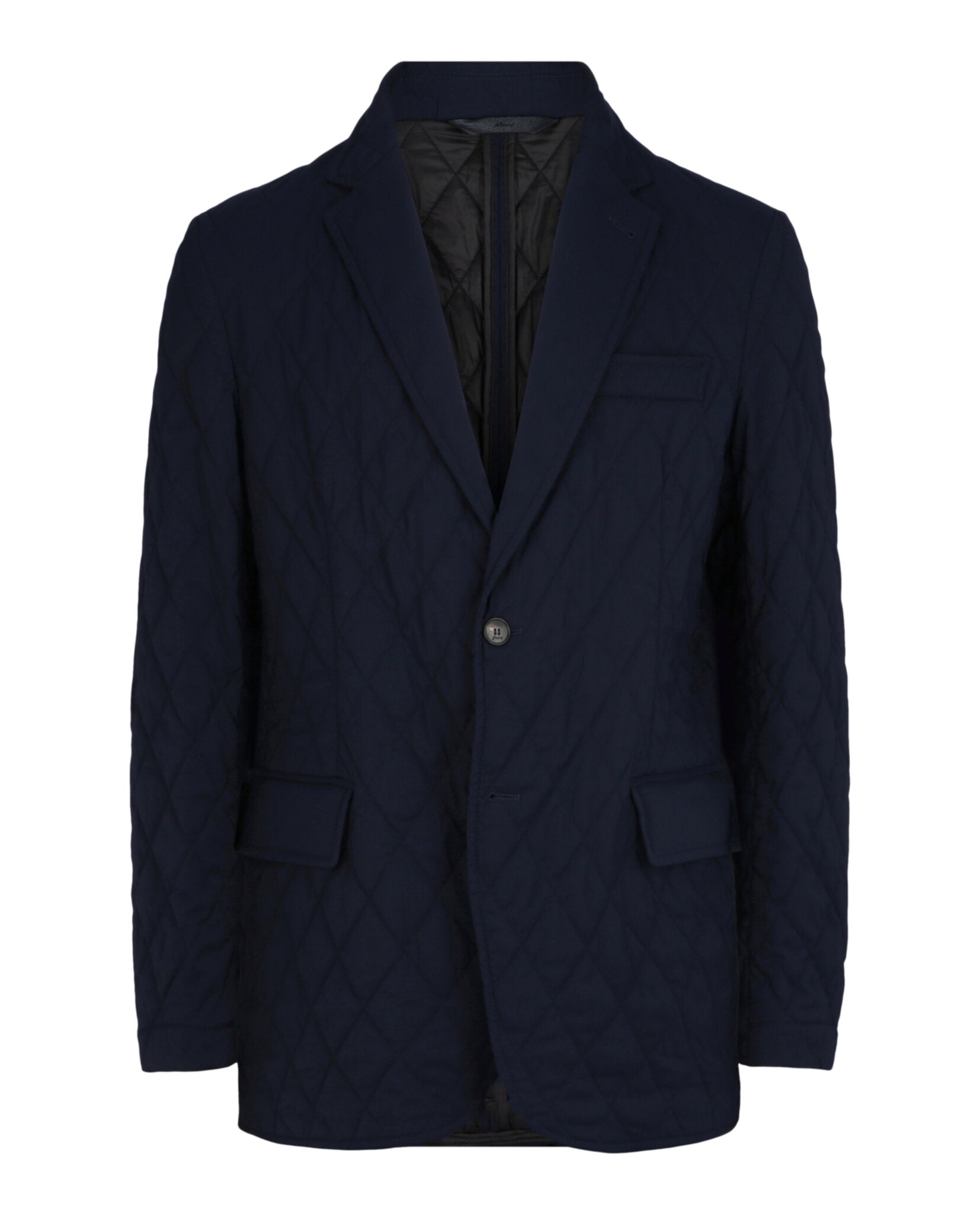 Brioni Mens Single-Breasted Quilted Blazer