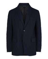 Brioni Mens Single-Breasted Quilted Blazer