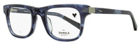 Shinola Modified Rectangle Eyeglasses SH15002 461 Blue Havana 51mm Blue Havana