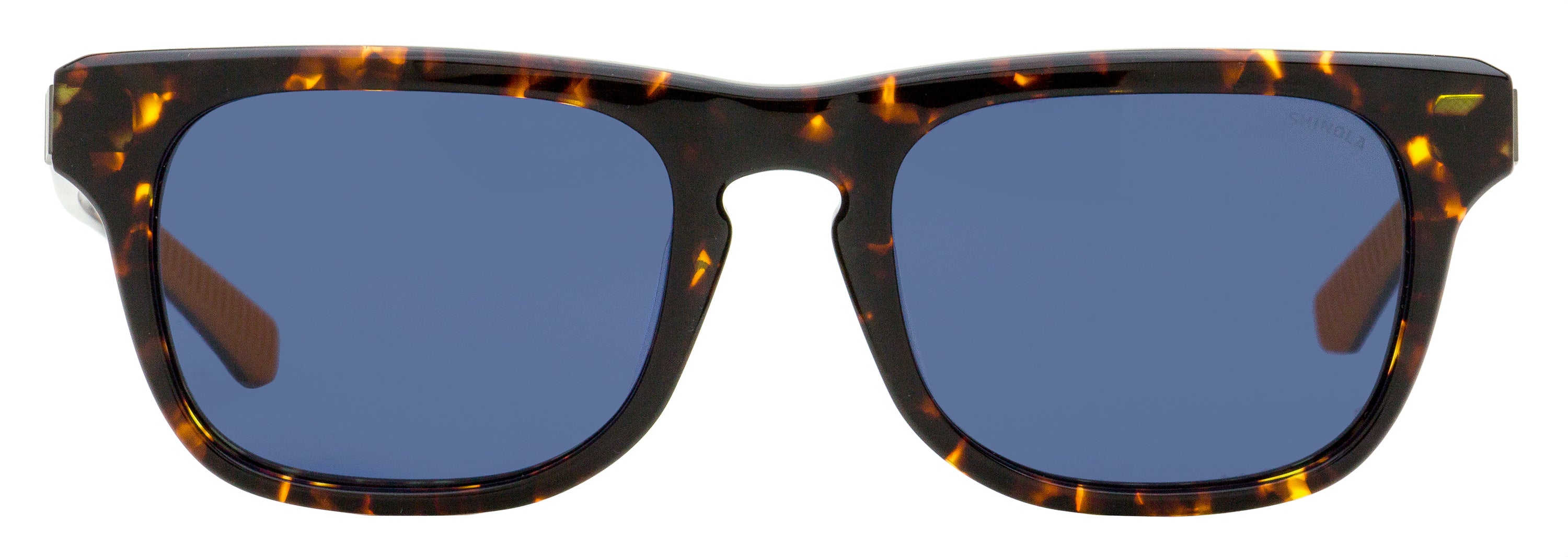 Shinola Monster Rectangle Sunglasses SH1502S 242 Dark Amber Tortoise 52mm
