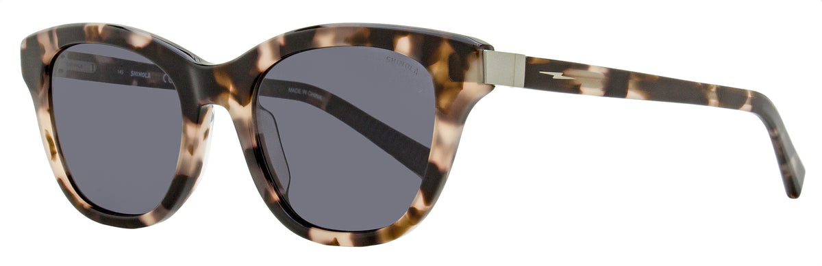 Shinola Soft Rectangular Sunglasses SH1503S 688 Blush Tortoise 52mm Blush Tortoise