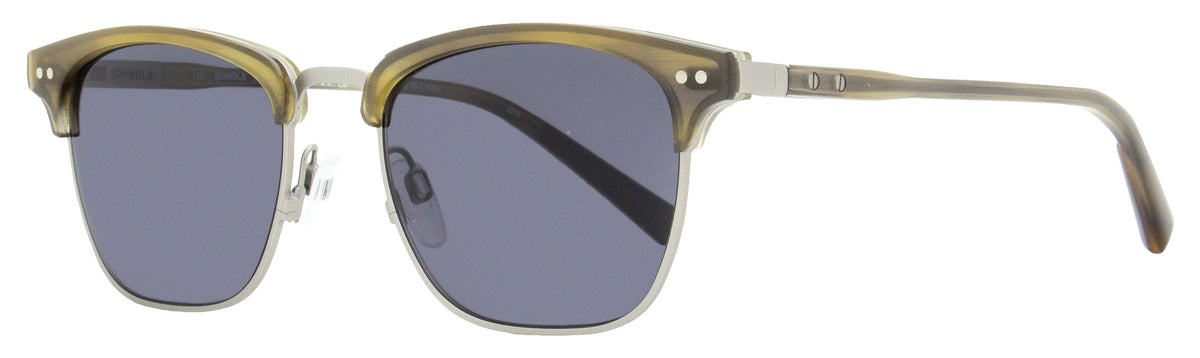 Shinola Flexon Runwell Sunglasses SH2300SM 259 Khaki Horn 52mm Khaki Horn