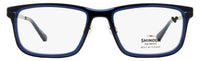 Shinola Flexon Temple Eyeglasses SH37000 410 Crystal Navy 55mm