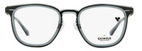 Shinola Flexon Keyhole Eyeglasses SH37001 050 Crystal Smoke 50mm